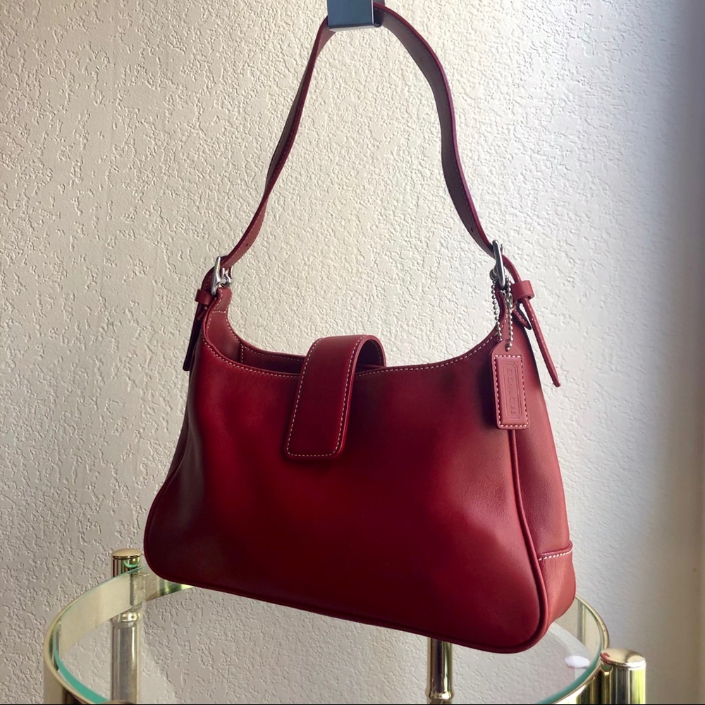 Vintage Coach red purse circa 90’s